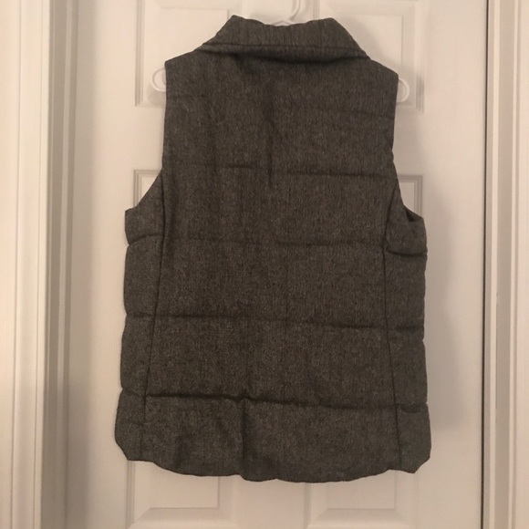 Fleece lined trendy grey vest - Picture 2 of 7
